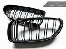 Load image into Gallery viewer, AutoTecknic Dual-Slats Stealth Black Front Grille Set - F06 Gran Coupe/ F12 Coupe/ F13 Cabrio | 6 Series &amp; M6