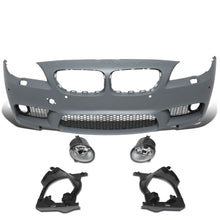 Load image into Gallery viewer, 2010-2016 BMW 5-Series M5 Style Front Bumper Cover with Fog Lights