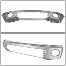 Load image into Gallery viewer, 2007-2013 Toyota Tundra Front Bumper Cover w/ Sensor Holes - Steel Chrome