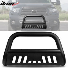 Load image into Gallery viewer, 2007-2016 Toyota Tundra Sequoia Black Bull Bar Grille Front Bumper