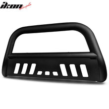 Load image into Gallery viewer, 2007-2016 Toyota Tundra Sequoia Black Bull Bar Grille Front Bumper