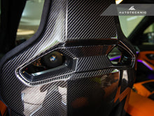 Load image into Gallery viewer, AutoTecknic Dry Carbon Fiber Seat Belt Outlet Cover Set - BMW G80 M3 | G82 M4 | G87 M2 | M Carbon Bucket Seats