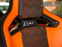 Load image into Gallery viewer, AutoTecknic Dry Carbon Fiber Seat Belt Outlet Cover Set - BMW G80 M3 | G82 M4 | G87 M2 | M Carbon Bucket Seats