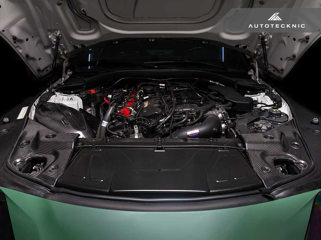 AutoTecknic Dry Carbon Fiber Engine Bay Trim - A90 Supra