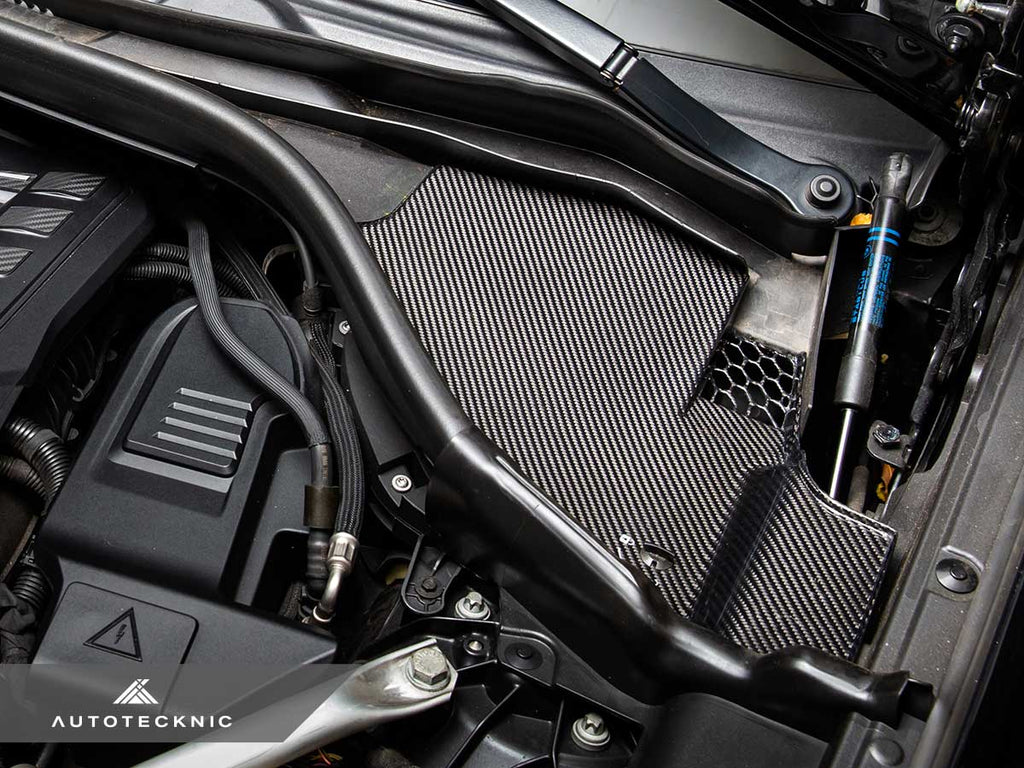 AutoTecknic Dry Carbon Engine Cowl Panel Trim Set - F97 X3M | F98 X4M