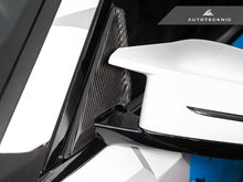 Load image into Gallery viewer, AutoTecknic Dry Carbon Side Mirror Wind Deflector Set - G87 M2