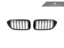 Load image into Gallery viewer, AutoTecknic Dual-Slats Gloss Black Front Grille Set - G30 5-Series Pre-LCI