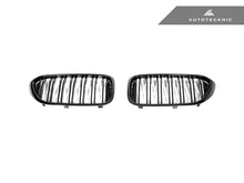 Load image into Gallery viewer, AutoTecknic Dual-Slats Gloss Black Front Grille Set - G30 5-Series Pre-LCI