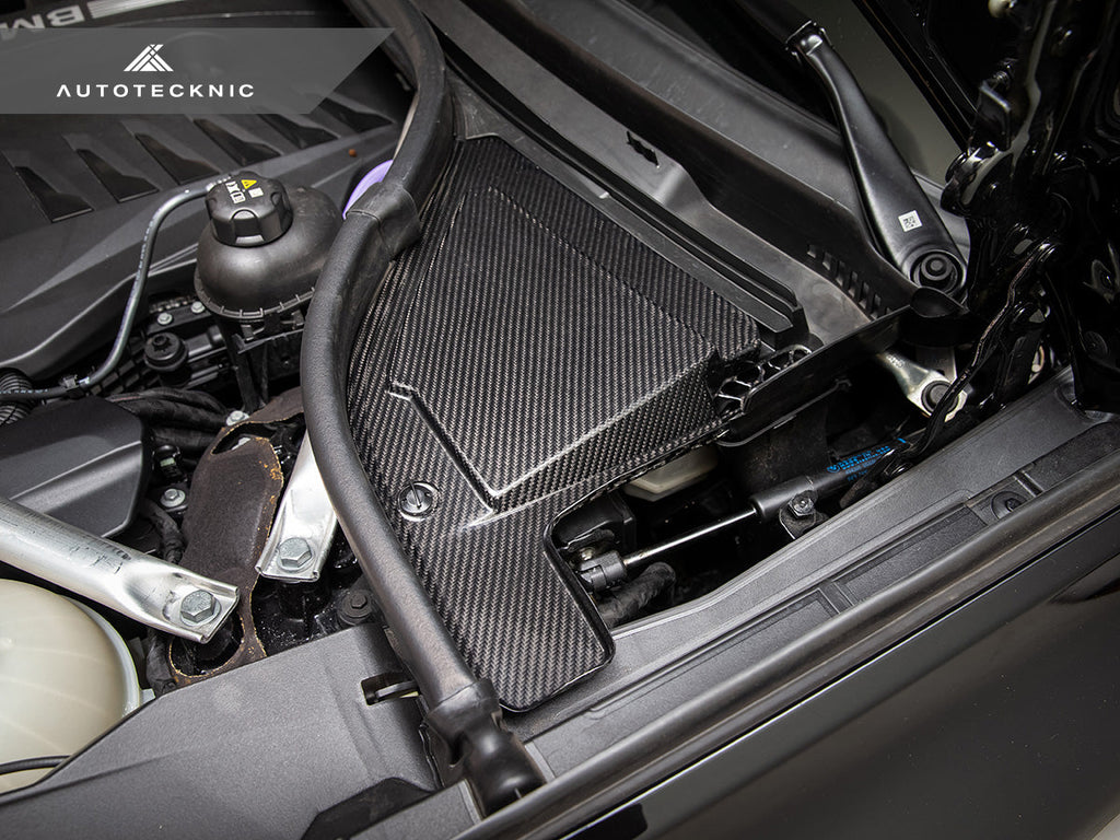 AutoTecknic Dry Carbon Engine Cowl Panel Trim Set - G05 X5 | G06 X6 | G07 X7