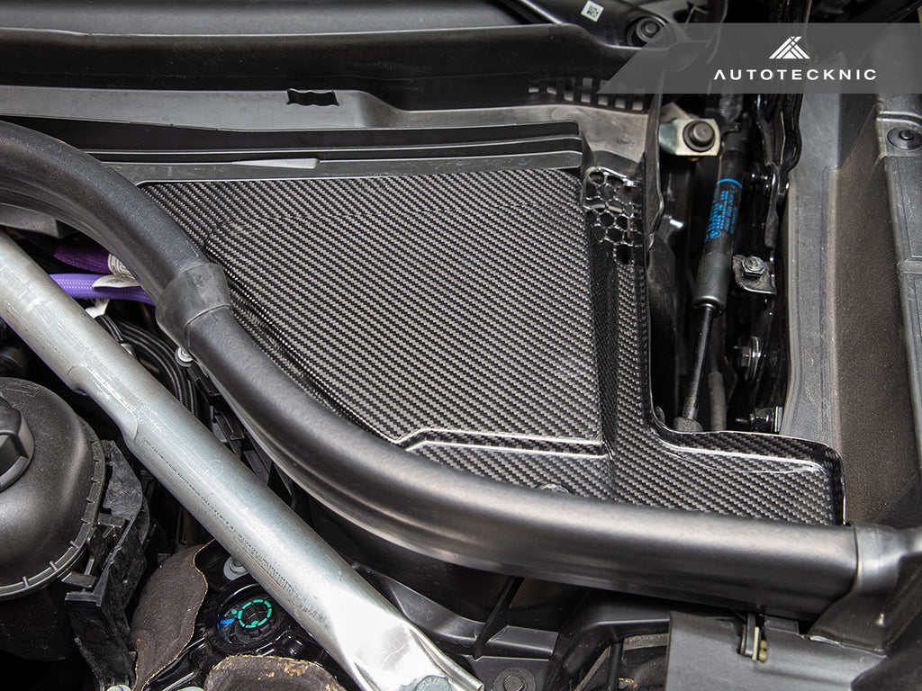 AutoTecknic Dry Carbon Engine Cowl Panel Trim Set - G09 XM