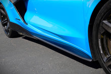 Load image into Gallery viewer, Chevrolet Corvette C8 Z06/ E Ray/ ZR1/ Grand Sport Carbon Fiber Side Rocker Extensions/ Side Skirts