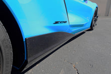 Load image into Gallery viewer, Chevrolet Corvette C8 Z06/ E Ray/ ZR1/ Grand Sport Carbon Fiber Side Rocker Extensions/ Side Skirts