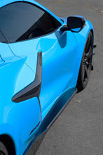 Load image into Gallery viewer, Chevrolet Corvette C8 Z06/ E Ray/ ZR1/ Grand Sport Carbon Fiber Side Rocker Extensions/ Side Skirts