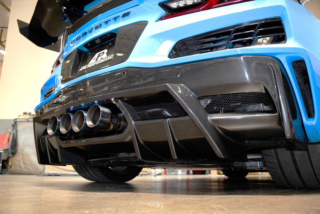 Carbon Fiber Rear Diffuser Chevrolet Corvette C8 Z06, ERAY, ZR1, Grand Sport