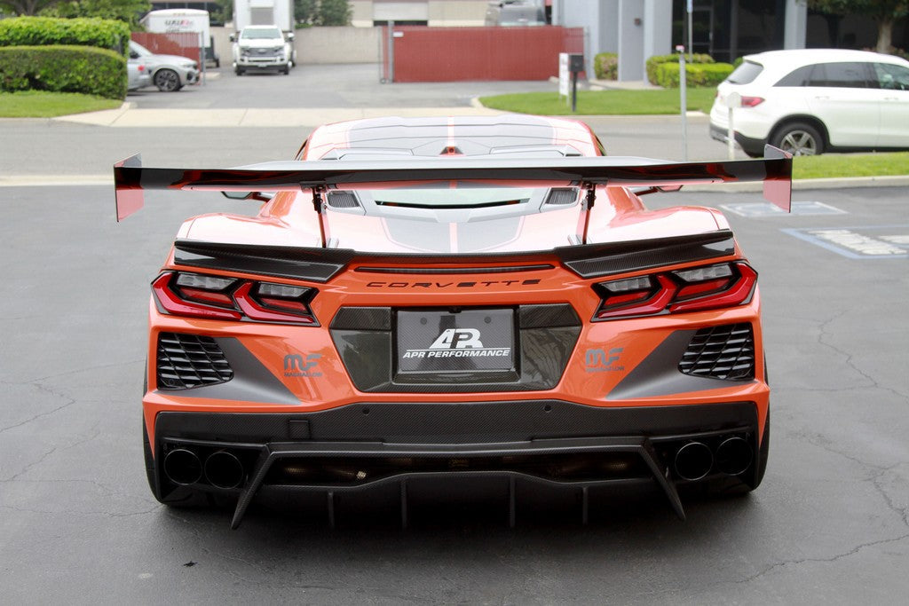 Chevrolet Corvette C8 Carbon Fiber License Plate Backing