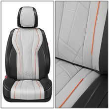 Load image into Gallery viewer, Touring Style Front Row Seat Covers Set - Black/Grey