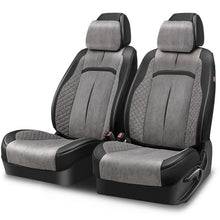 Load image into Gallery viewer, Voris Style Front Row Seat Covers - Black/Grey