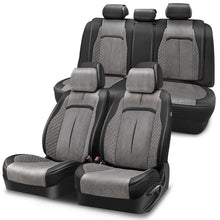 Load image into Gallery viewer, Voris Style Full Set Seat Covers - Black/Grey