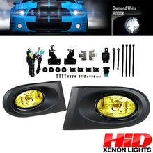Load image into Gallery viewer, 6000K Hid Fits Acura RSX 02-04 DC5 Yellow Lens Driving Fog Lights Kit