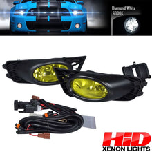 Load image into Gallery viewer, 6000K Hid Fit Honda Civic 09-11 Sedan Yellow Lens Fog Lights Kit RH LH