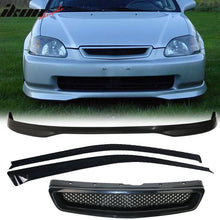 Load image into Gallery viewer, Fits Civic 99-00 T-R Front Bumper Lip Front Grille Sun Window Visor