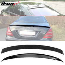 Load image into Gallery viewer, Fits 07-13 W221 Trunk Spoiler &amp; L Type Roof Wing #040 Black