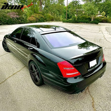 Load image into Gallery viewer, Fits 07-13 W221 Trunk Spoiler &amp; L Type Roof Wing #040 Black
