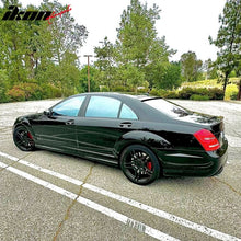 Load image into Gallery viewer, Fits 07-13 W221 Trunk Spoiler &amp; L Type Roof Wing #040 Black