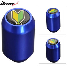 Load image into Gallery viewer, Blue M12X1.75MM Thread MT Manual MUG Gear Shift Knob &amp; BD Emblem