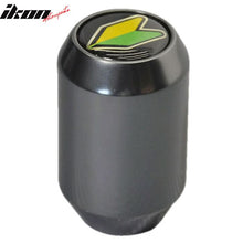 Load image into Gallery viewer, Gunmetal M12X1.75MM Thread MT Manual MUG Gear Shift Knob BD Emblem