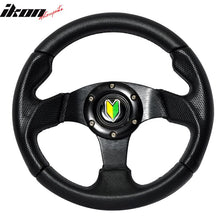 Load image into Gallery viewer, Black 6-Bolt Steering Wheel 280MM &amp; Horn Button Fits Honda Acura