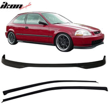 Load image into Gallery viewer, Fits Honda Civic 96-98 T-R Front Bumper Lip Spoiler +Sun Window Visor