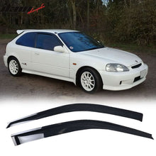 Load image into Gallery viewer, Fits Honda Civic 99-00 3D Mugen Front Bumper Lip + Window Visor