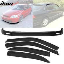 Load image into Gallery viewer, Fits Honda Civic 96-98 PP Front Bumper Lip Spoiler + Sun Window Visor