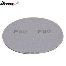 Load image into Gallery viewer, 50PC 5" Wet Dry No Hole Sand Paper Disc 80 Grit Repair Sandpaper