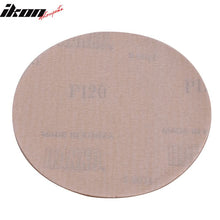 Load image into Gallery viewer, 50PC 5" Wet Dry No Hole Sand Paper Disc 120 Grit Sanding Sandpaper
