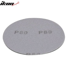 Load image into Gallery viewer, 100PC 5" Wet Dry No Hole Sand Paper Disc 80 Grit Repair Sandpaper