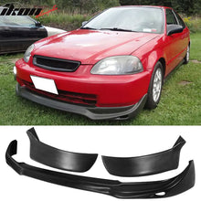 Load image into Gallery viewer, Fits 96-98 Civic 3D JUN Front Bumper Lip + Rear Bumper Lip Spats