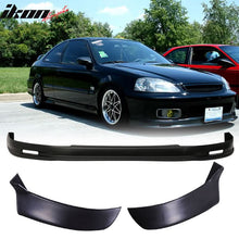 Load image into Gallery viewer, Fits 99-00 Civic Mugen PP Front Bumper Lip + 2PC Rear Bumper Lip Spats