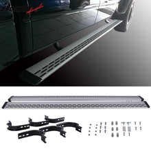 Load image into Gallery viewer, 2004-2014 Ford F150 Super Black Grey Running Board Bracket Aluminum