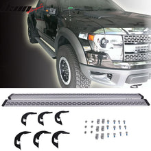Load image into Gallery viewer, 2007-2013 Chevy Silverado Black Grey Running Board Bracket Aluminum