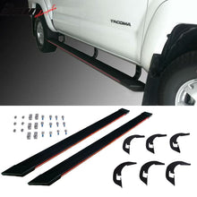 Load image into Gallery viewer, Fits 07-13 Sierra Silverado Amber LED Running Board + Brackets