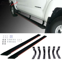 Load image into Gallery viewer, Fits 07-14 Sierra Double Cab Running Board Amber LED Strip+ Bracket