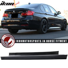 Load image into Gallery viewer, Fits 12-18 F30 PP Msport Side Skirts Rocker Panel + Splitter Extension