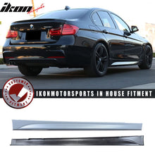 Load image into Gallery viewer, Fits 12-18 F30 PP Msport Side Skirts Rocker Panel + Splitter Extension