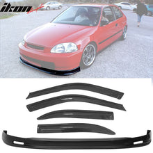 Load image into Gallery viewer, Fits 96-98 Honda Civic Mugen Front Bumper Lip + Sun Window Visor