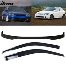 Load image into Gallery viewer, Fits 96-98 Honda Civic 3Dr TR Front Bumper Lip + Sun Window Visor