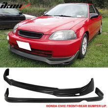 Load image into Gallery viewer, Fits 96-98 Honda Civic 2Dr/JDM JUN Front + Rear Bumper Lip