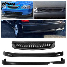 Load image into Gallery viewer, Fits 96-98 Civic 2Dr/Mugen Front Rear Bumper Lip + TR Front Grille