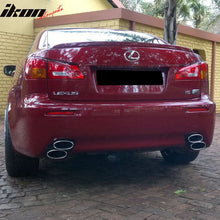 Load image into Gallery viewer, Fits 06-13 Lexus IS250 IS350 ISF Rear Bumper Dual Tip NO PDC